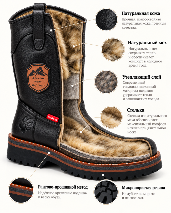 Rolf Boots черный