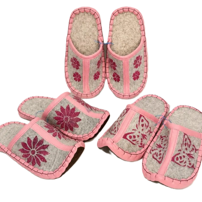 Тапочки войлочные  (остроносые )